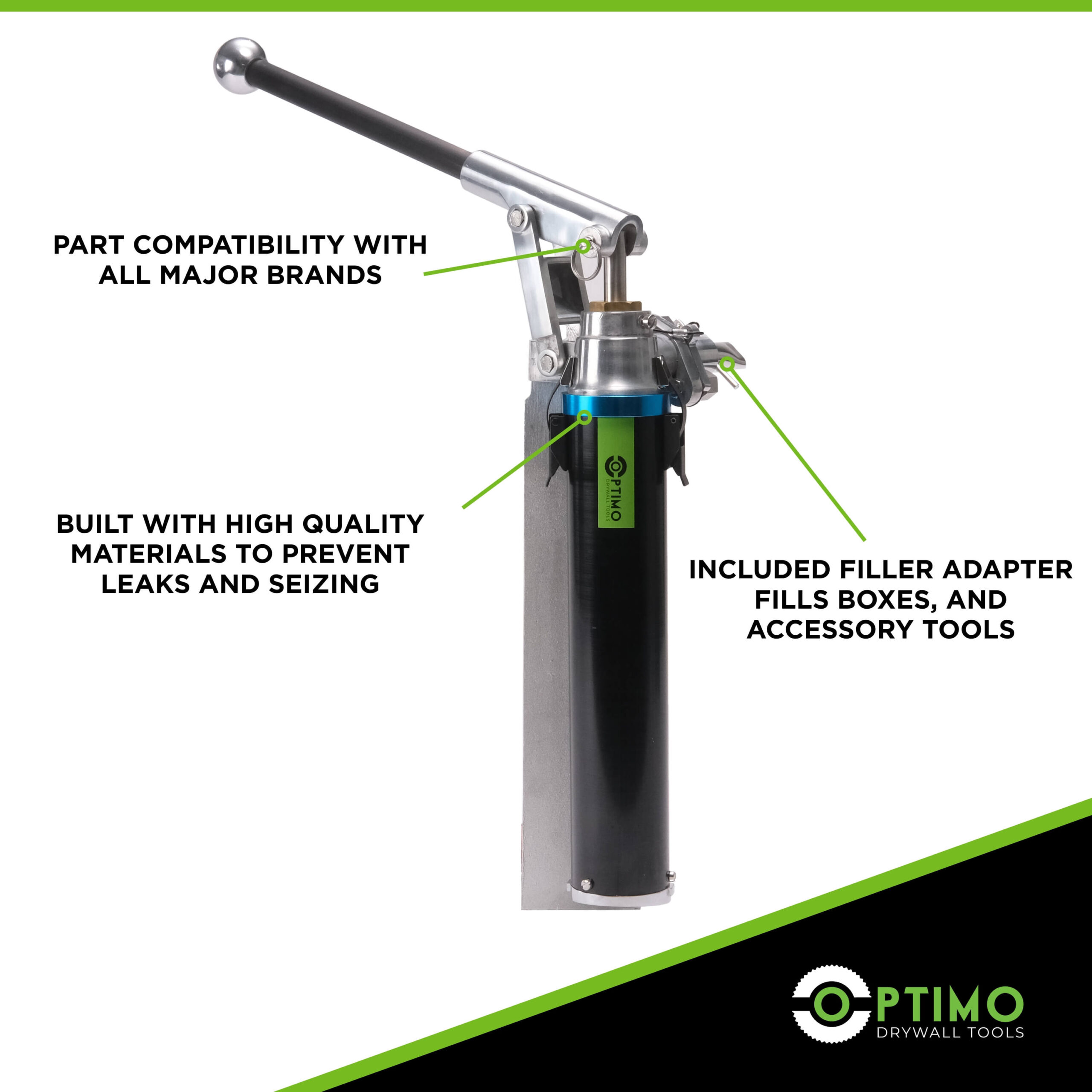 Optimo drywall loading pump with features